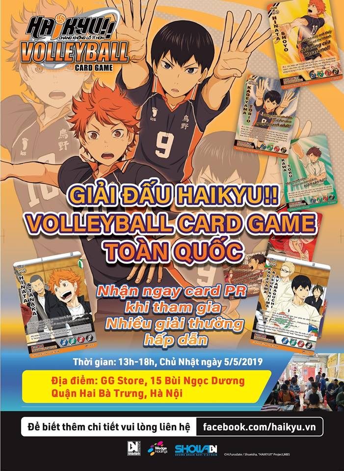 Giải đấu Haikyu!! Volleyball Card Game toàn quốc tại Hà Nội