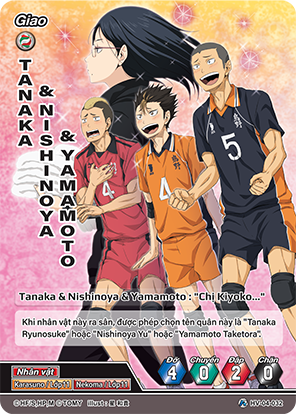 Tanaka & Nishinoya & Yamamoto
